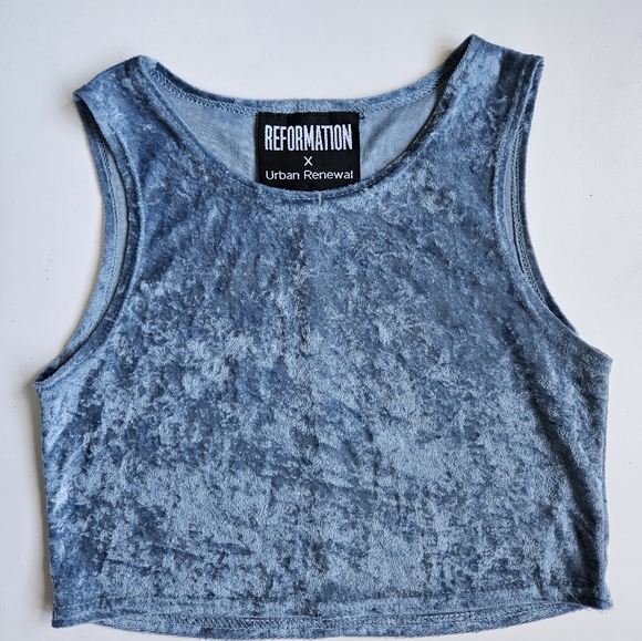 Reformation X urban renewal velour crop top - Picture 6 of 6